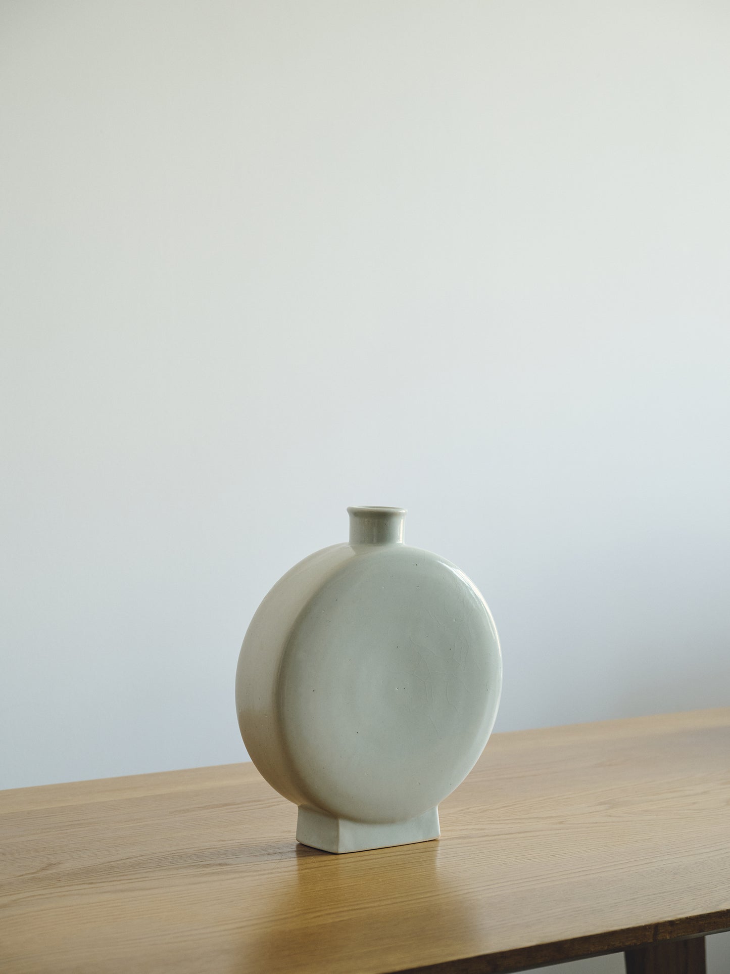 Off White Coloured Korean White Porcelain Vase