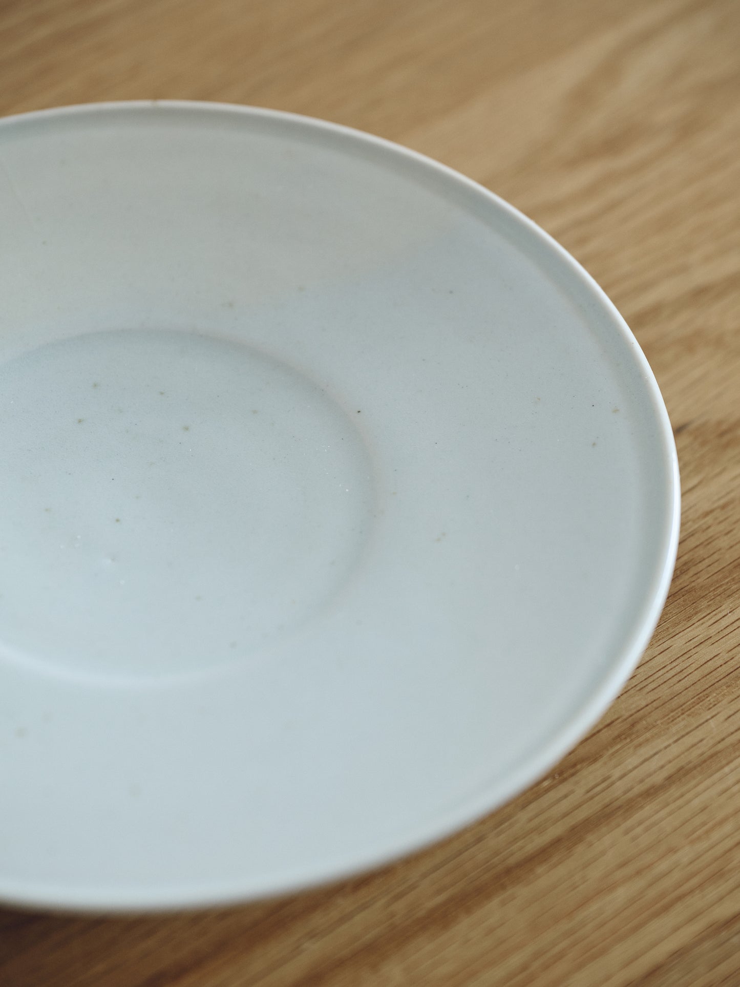 Off White Coloured Korean Porcelain Small Dish