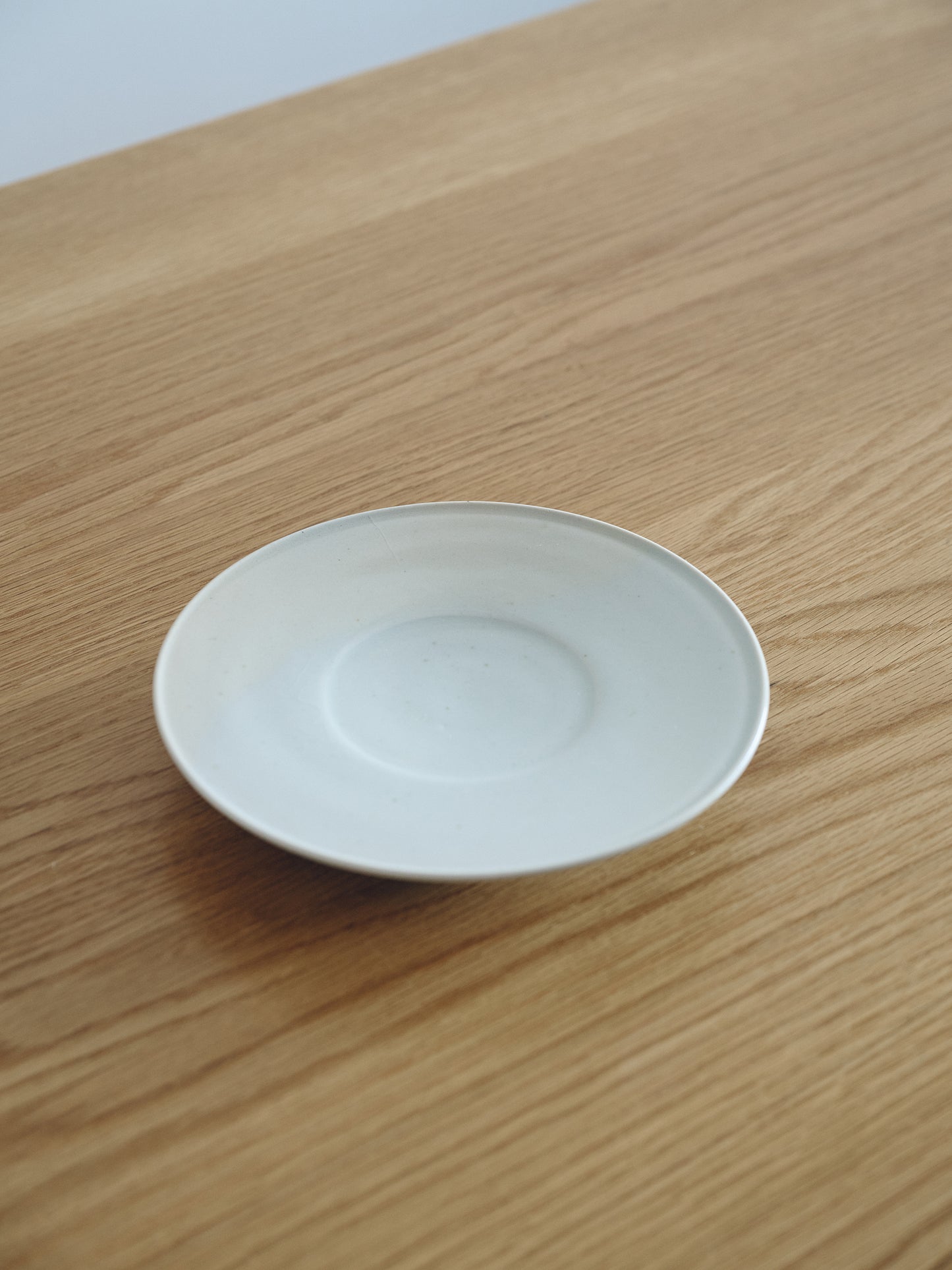 Off White Coloured Korean Porcelain Small Dish