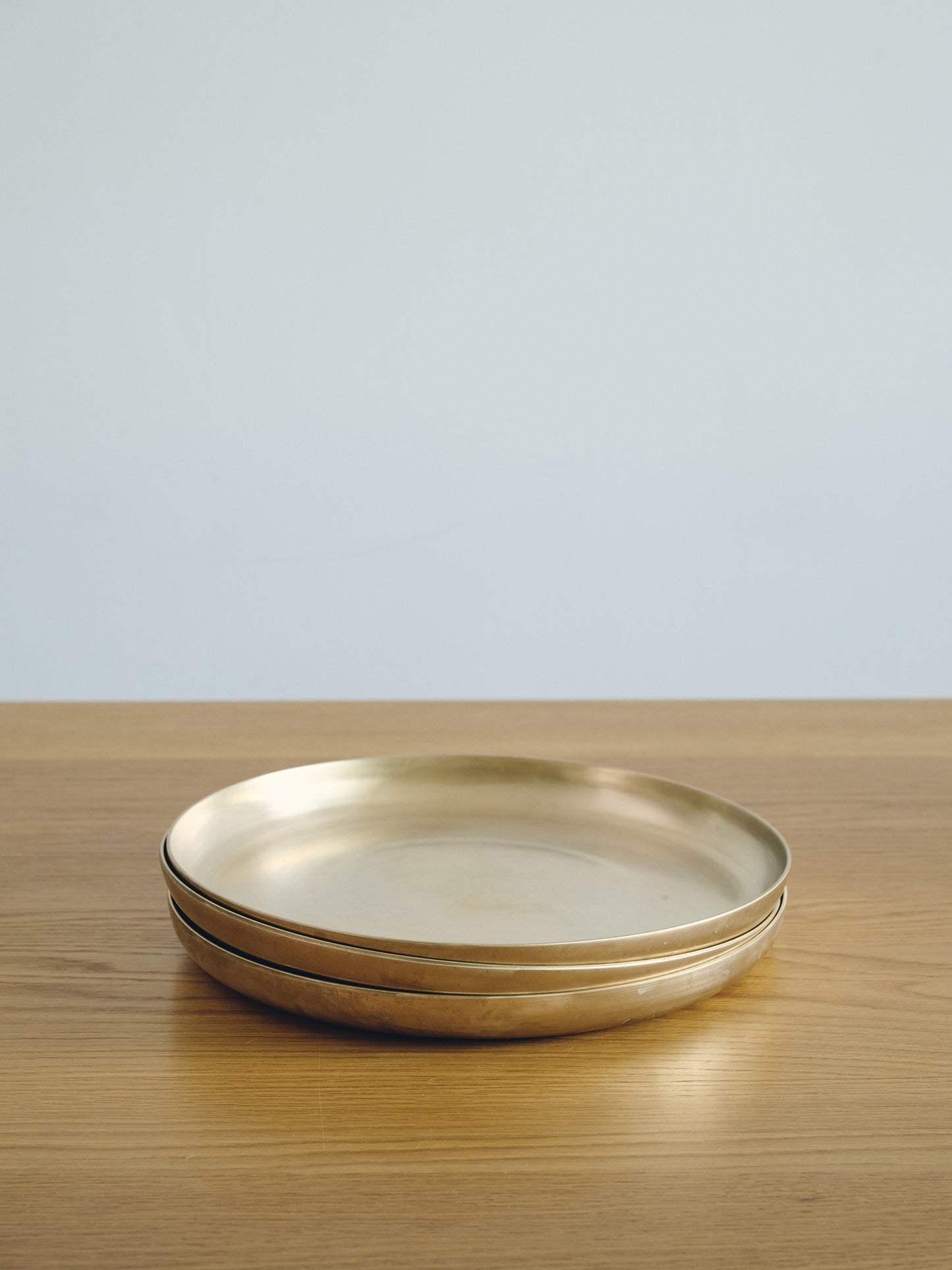 Korean Brass Round Plate